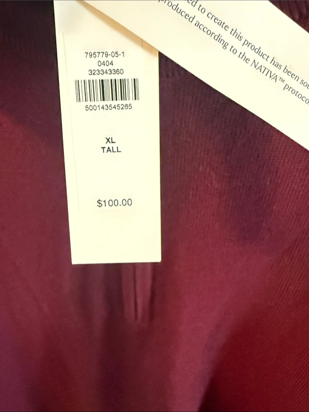 Banana Republic Men's Zip Mock Neck Sweater — Maroon